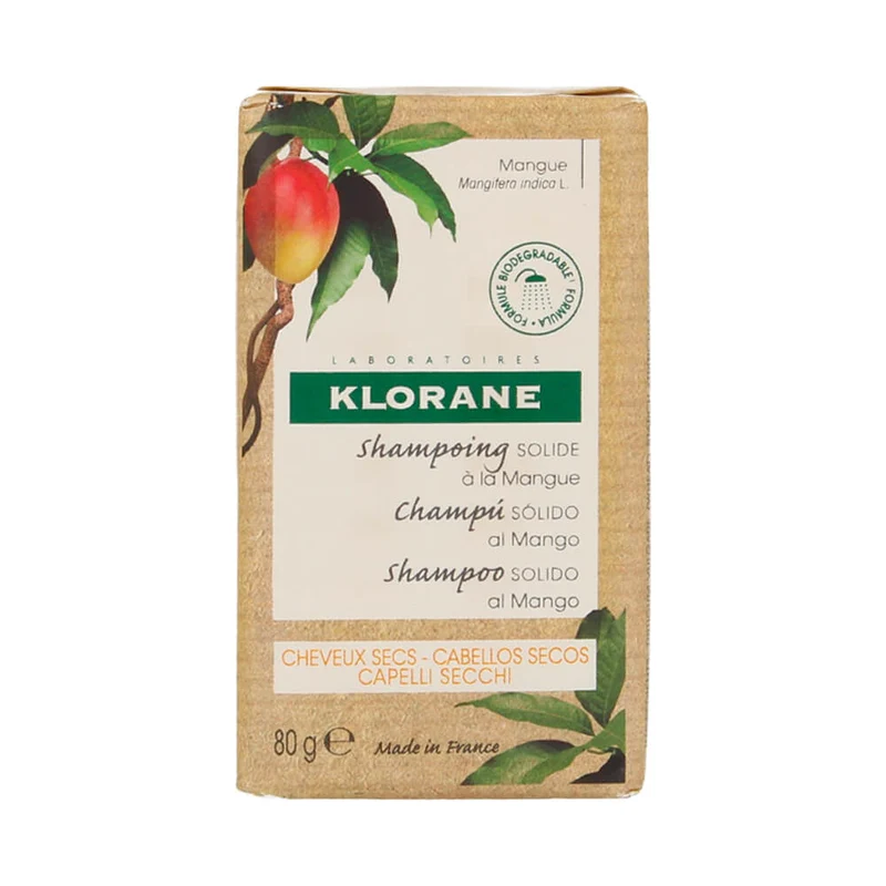Klorane Mango Champú Sólido 80 Gr