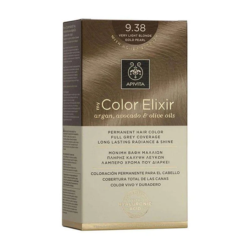 Apivita Tinte 9.38 Very Light Blonde Gold Pearl