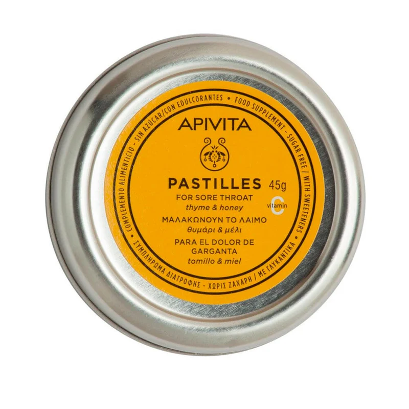 Apivita Pastillas Tomillo Y Miel 45G