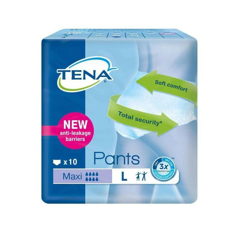 Tena Pants Maxi Talla Grande 10 Unidades
