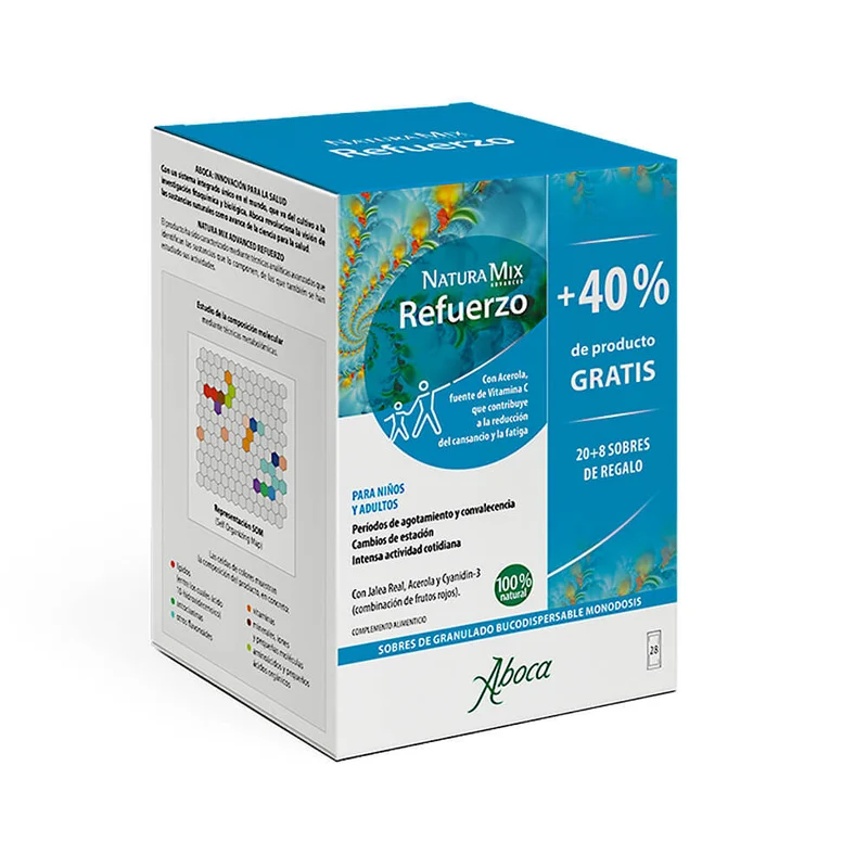 Aboca Natura Mix Advanced Refuerzo 20 Sobres + Regalo 8 Sobres