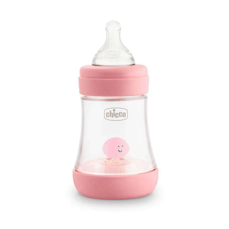 Chicco Biberón Perfect5 Rosa Flujo Lento +0M 150 ml
