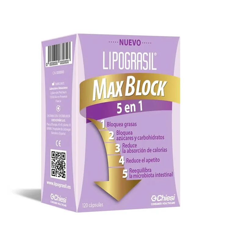 Lipograsil Maxblock 5 En 1 120 Cápsulas