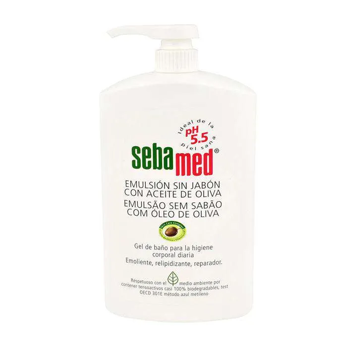 Sebamed Emulsión Sin Jabón Con Aceite Oliva 1L