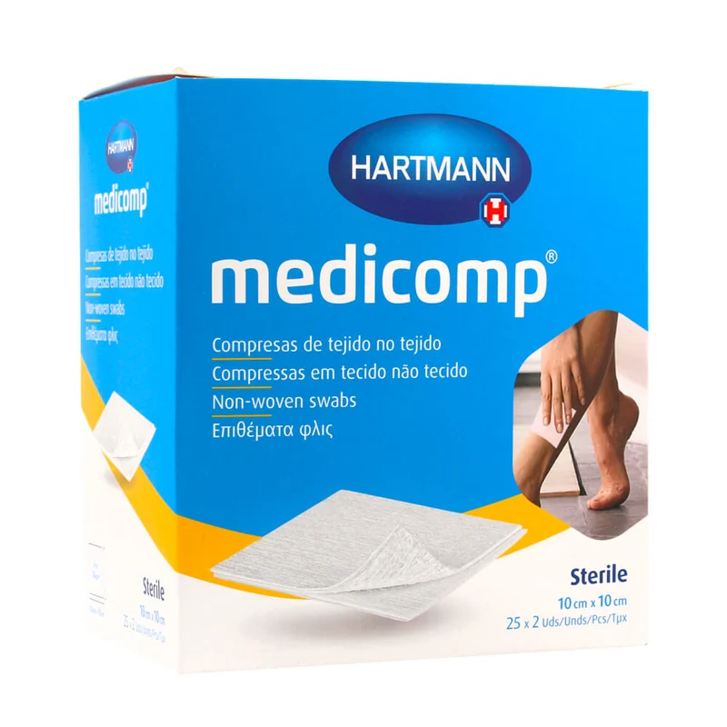 Medicomp Gasa Estéril 10 X 10 Cm 50 Unidades