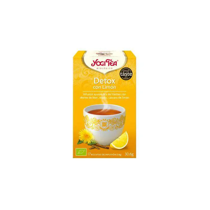 Yogi Tea Biológico Detox Con Limón 17 Infusiones
