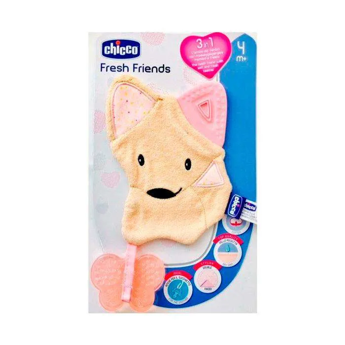 Chicco Mordedor 3 En 1 Fresh Rosa +4M