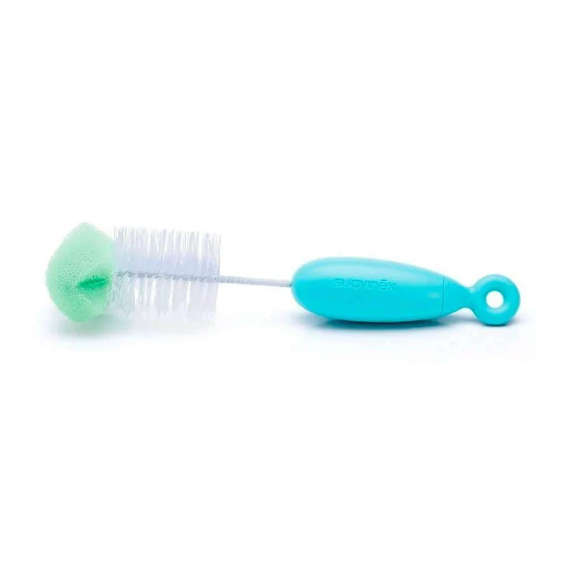 Suavinex Cepillo Limpiabiberon Dúo Celeste 162900