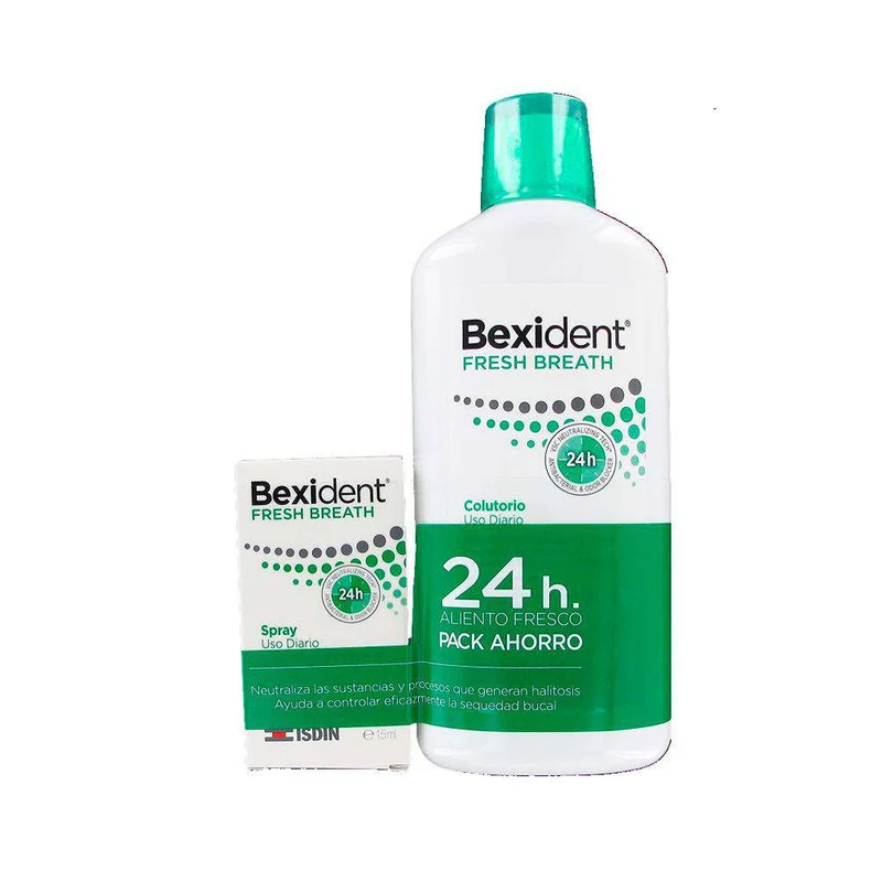 Bexident Fresh Breath Halitosis Colutorio Y Spray Pack