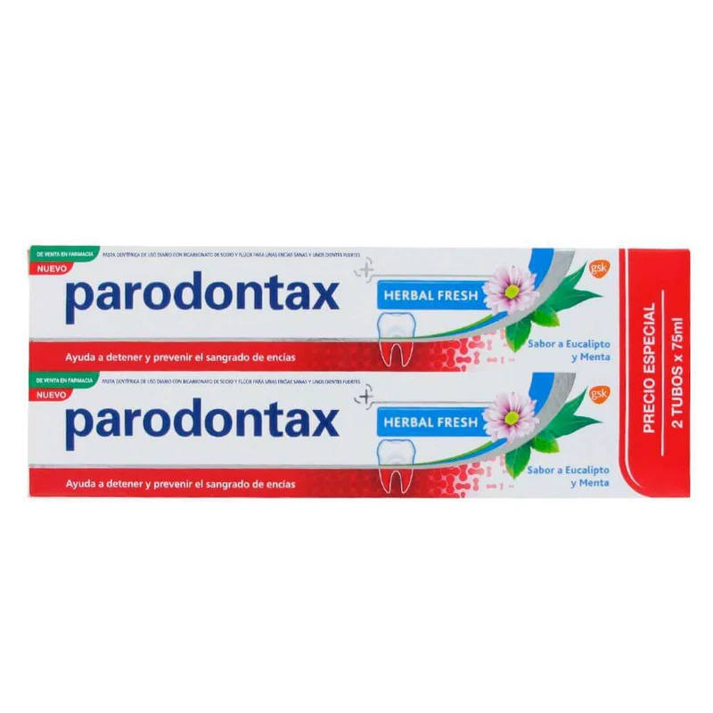 Parodontax Herbal Fresh Pasta Dental 75 ml Duplo