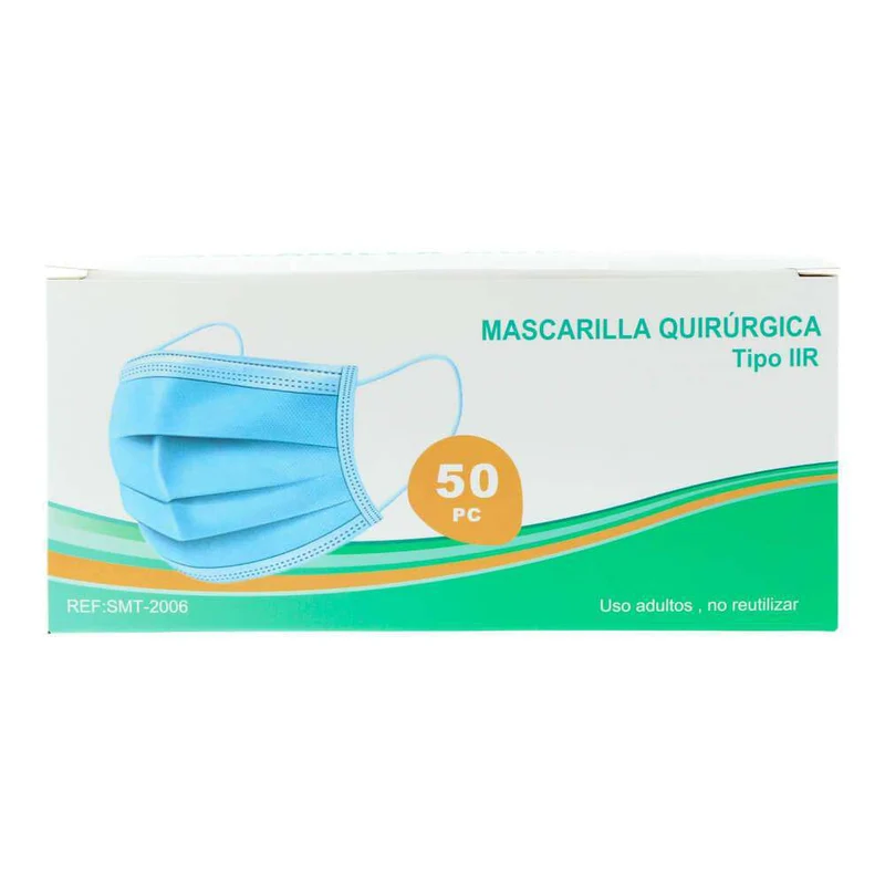 Mascarilla Quirúrgica Pack 50 Unidades