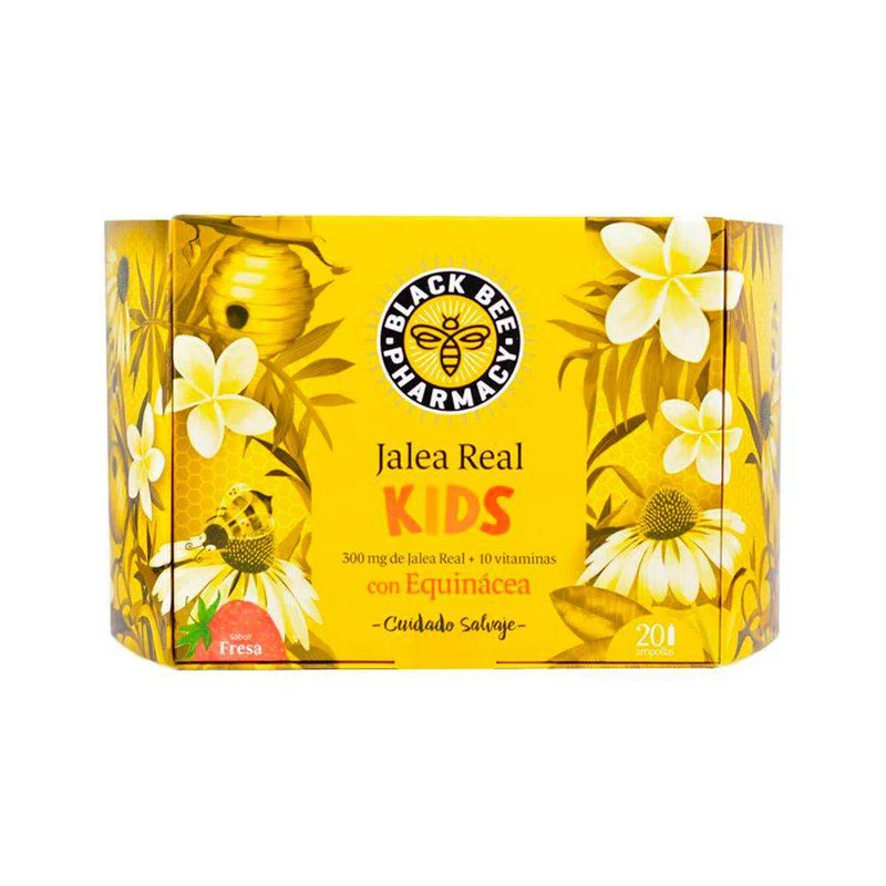 Black Bee Jalea Real Kids 20 Ampollas