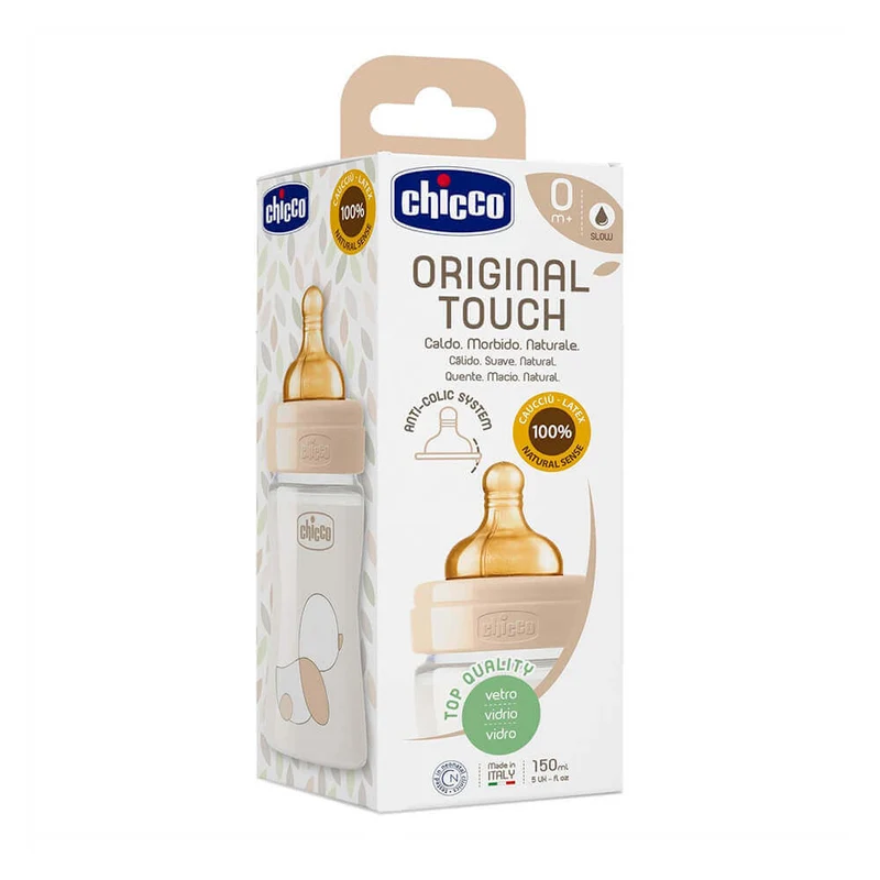 Chicco Biberón Original Touch Vidrio 0 M+ 150 ml