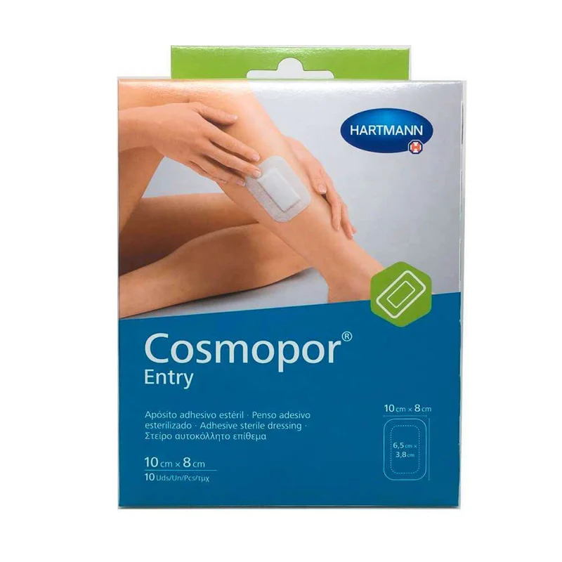 Cosmopor Entry Apósito Estéril 10 X 8 Cm 10 U