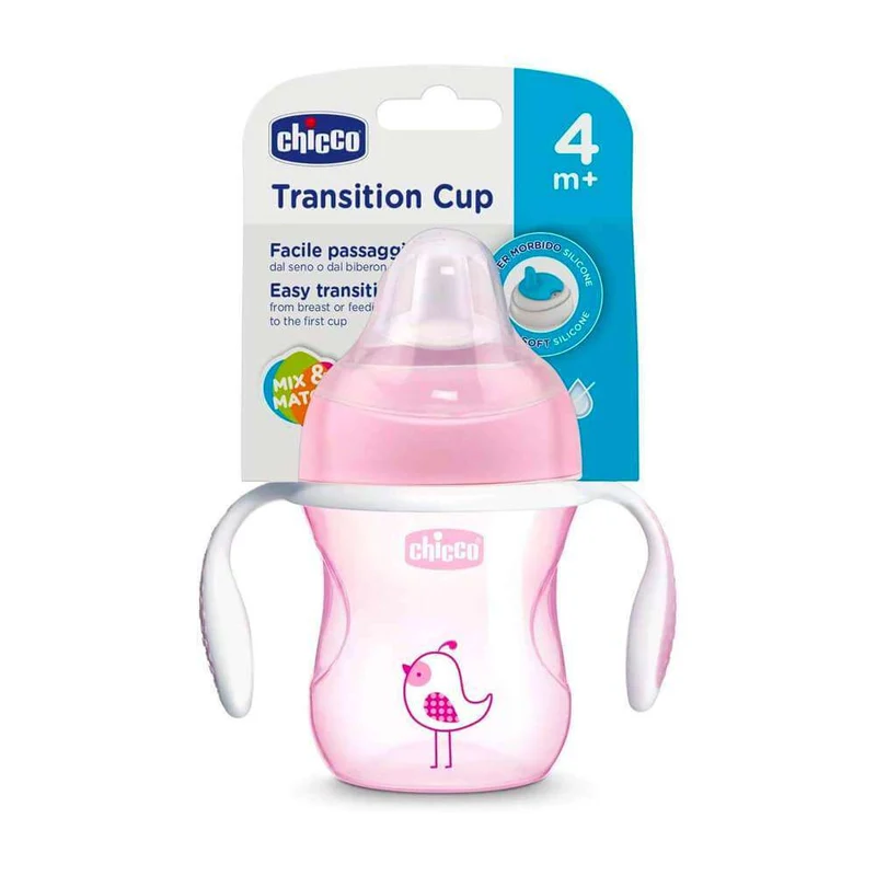 Chicco Biberón Transition Cup 200ml +4M