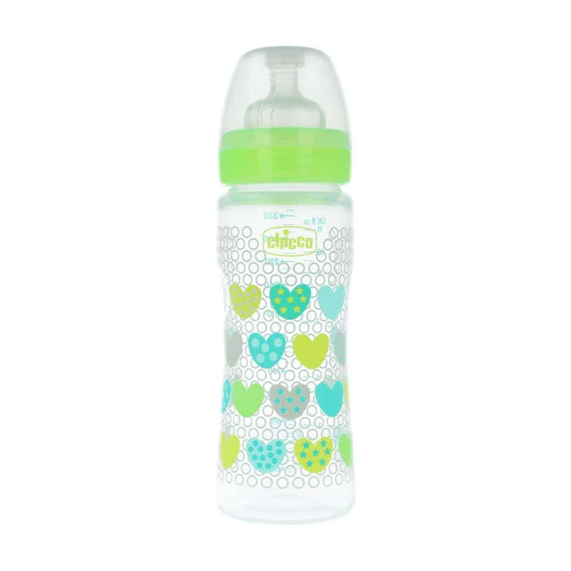 Chicco Biberón Plástico T Silicona Wellbeing Edi