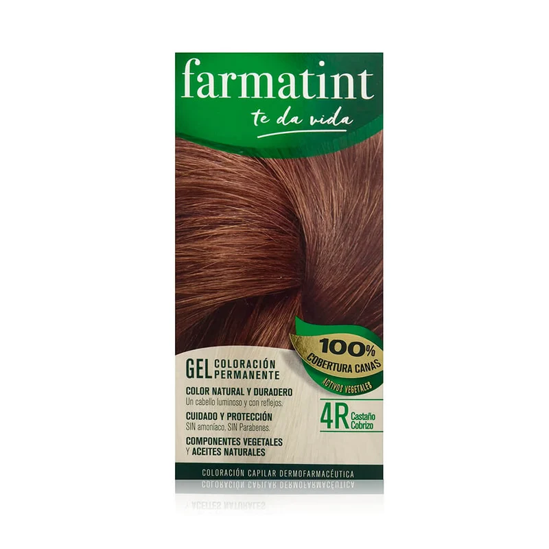 Farmatint Gel 4R Castaño Cobrizo 135 ml