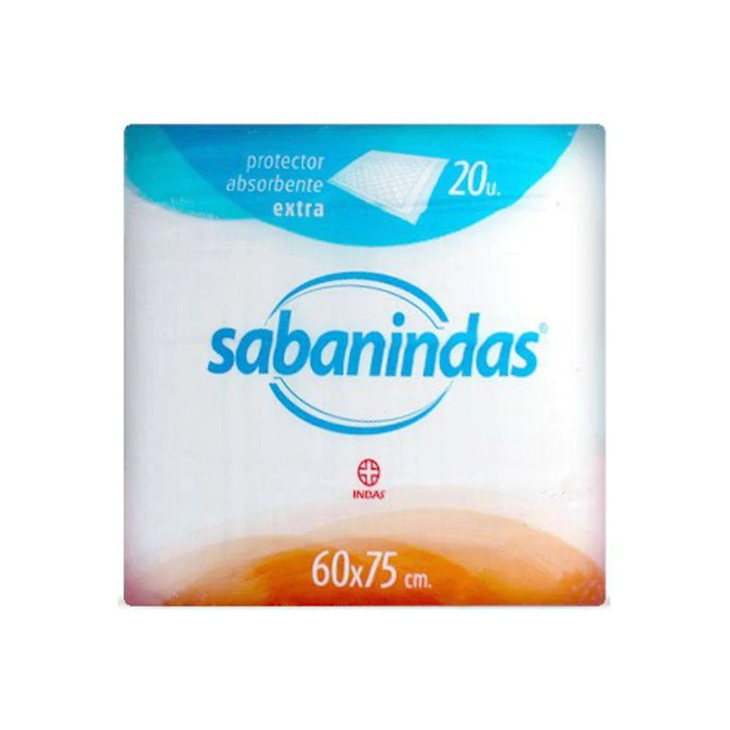 Sabanindas Protector Cama Extra Gde 60X75 20 Unidades