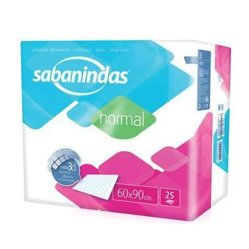 Sabanindas Protector Cama Normal 60X90 25 Unidades