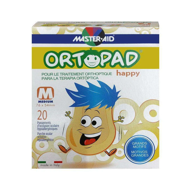 Ortopad Happy Parche Ocular Medium