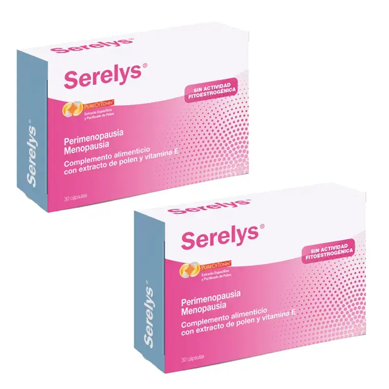 Serelys Perimenopausia Menopausia, Pack 2x60 Cápsulas