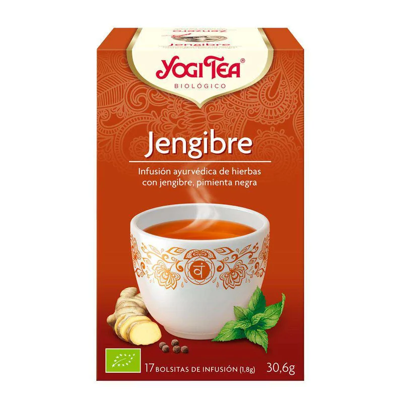 Yogi Tea Biológico Jengibre 17 Infusiones