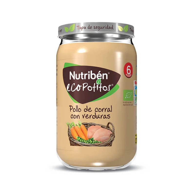 Nutribén Ecopotito Verduras Huerta Con Pollo 235 Gr
