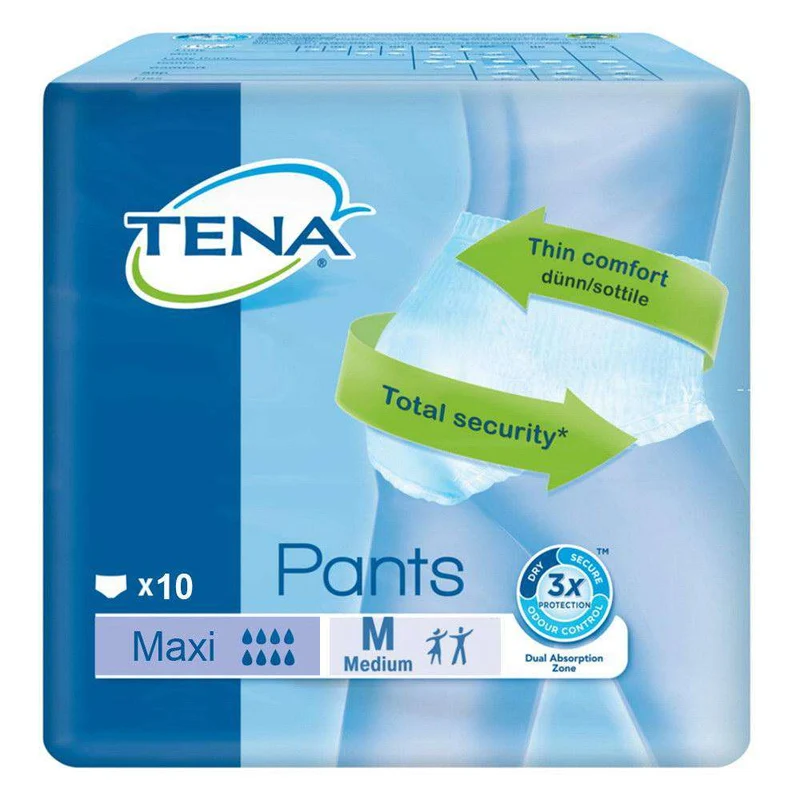 Tena Pants Maxi T.Med 10 Unidades
