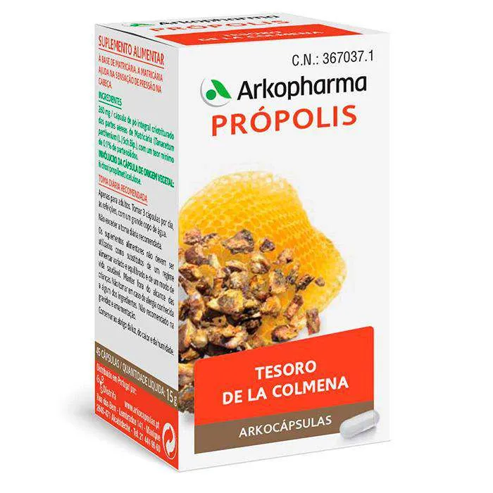 Arkopharma Arkocápsulas Própolis 42 Cápsulas