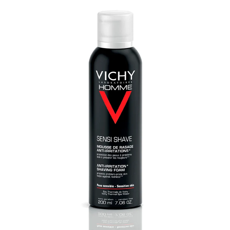 Vichy Homme Espuma Afeitar Piel Sensible 200 ml