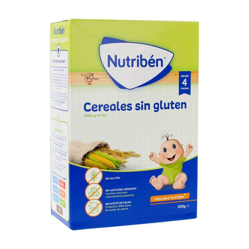 Nutribén Papilla Cereales Sin Gluten 300 Gr