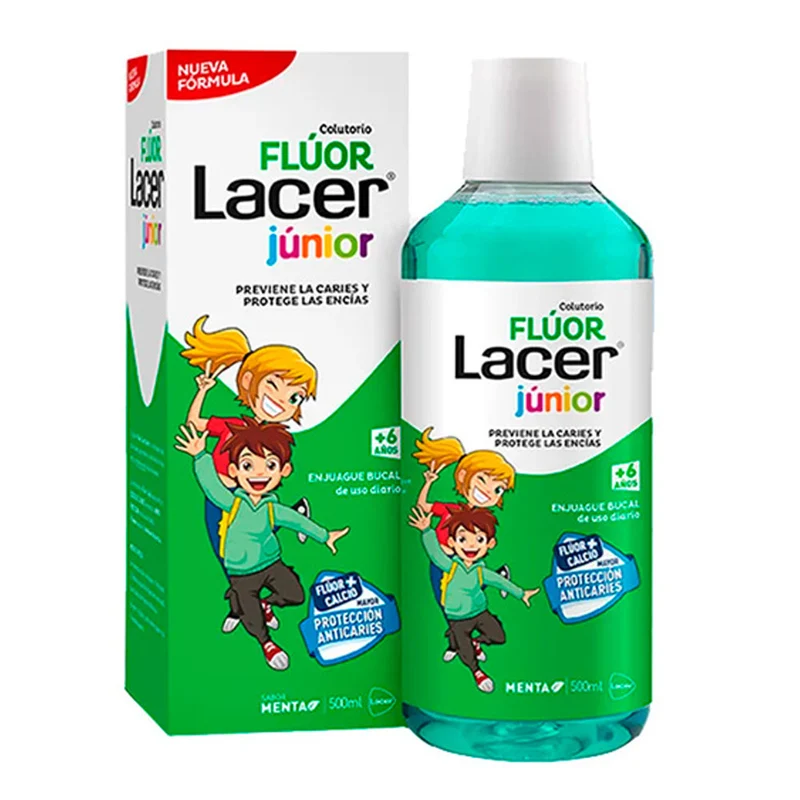 Lacer Colutorio Diario Junior Menta 500 ml