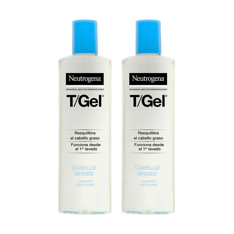 Neutrogena T-Gel Champú Anticaspa Normal-Graso Duplo