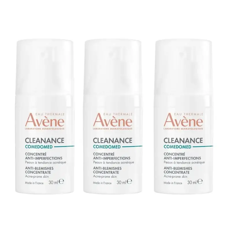 Avène Cleanance Comedomed Concentrado Anti-Imperfecciones, 3x30 ml