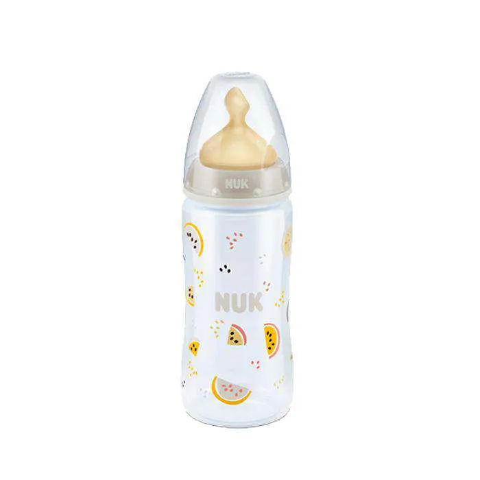 Nuk Biberón Látex First Choice T.1 (M) 300 ml