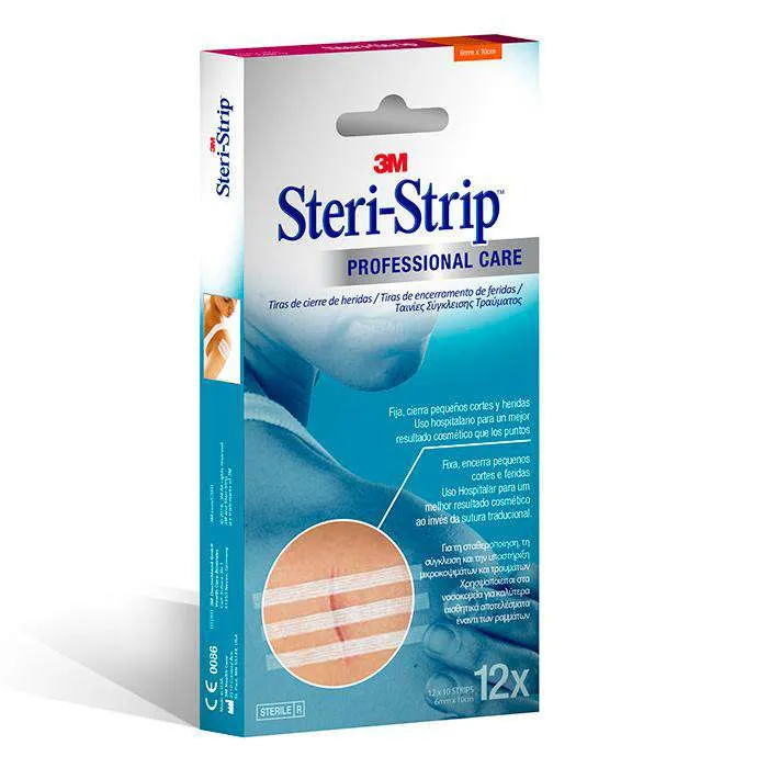 Sutura Cutánea Estéril Steri Strip 10X6Mm 10 Tiras