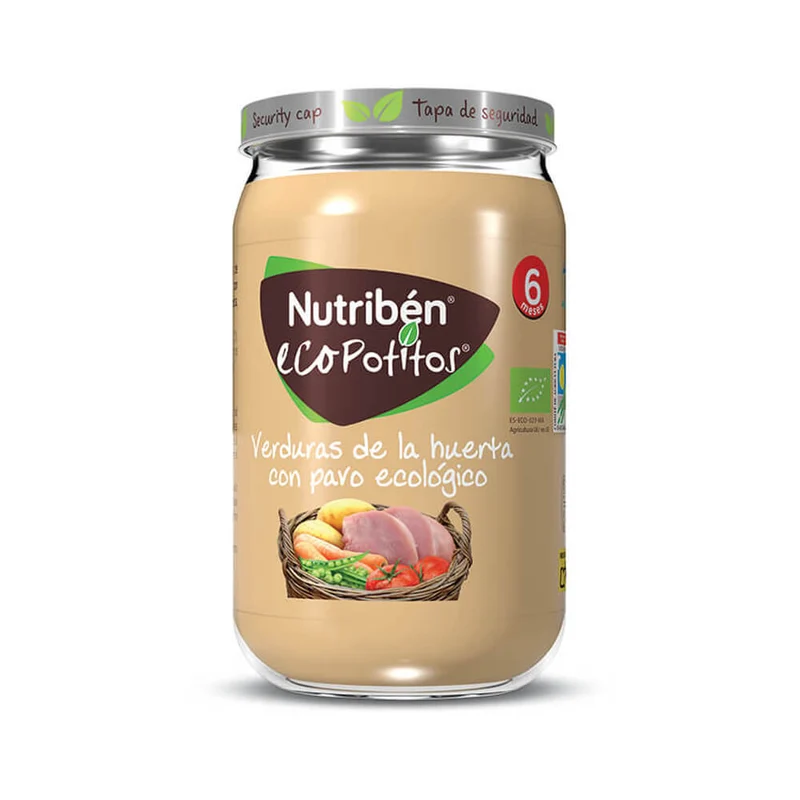 Nutribén Ecopotito Verduras Huerta Con Pavo 325 Gr