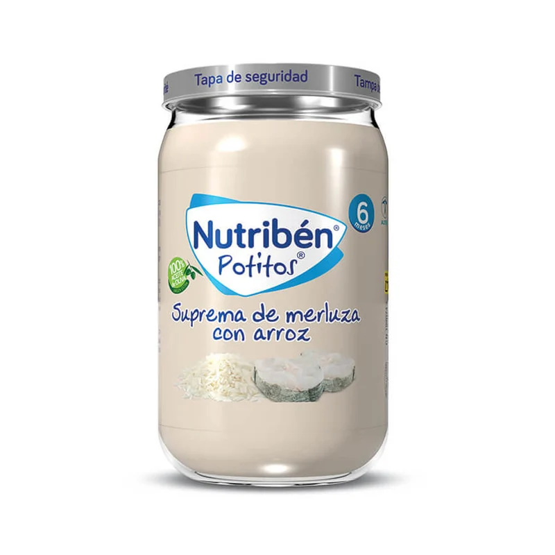 Nutribén Potito 235 Gr Suprema De Merluza Con Arroz