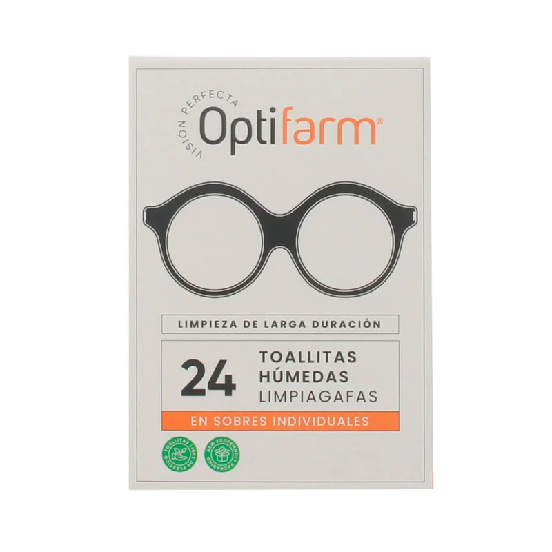 Optifarm Toallitas Limpiagafas 24 Toallitas