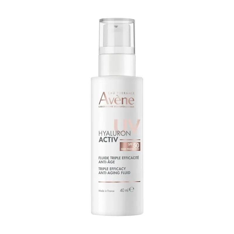 Avène Fluido Triple Eficacia Antiedad Hyaluron Uv Spf50, 40 ml