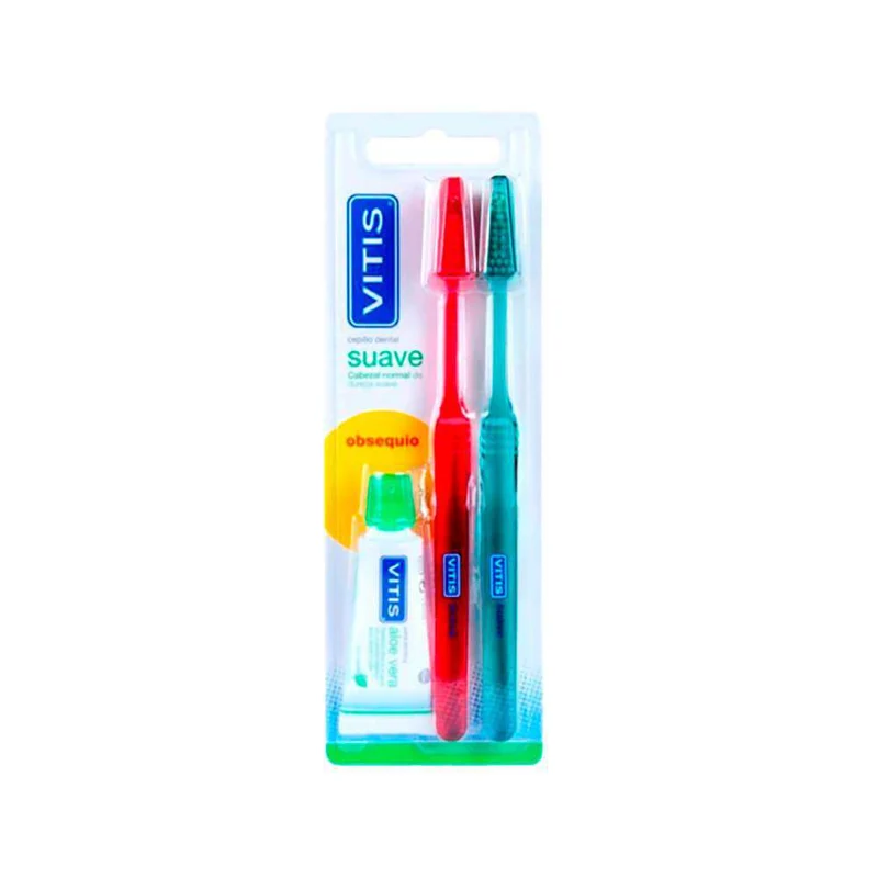 Vitis Cepillo Dental Adulto Suave Duplo