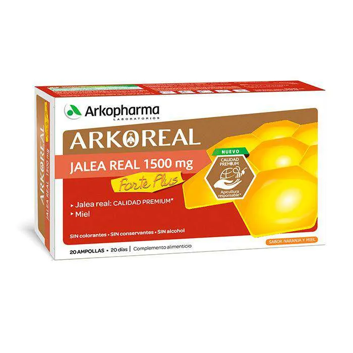 Arkoreal Jalea Real Forte Plus 1500Mg 20 Ampolla