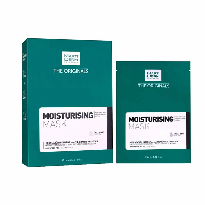 Martiderm Moisturising Mascarilla Hidratante 10 Unidades