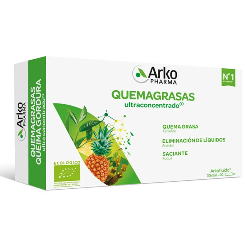 Arkofluído Quemagrasa 20 Ampollas