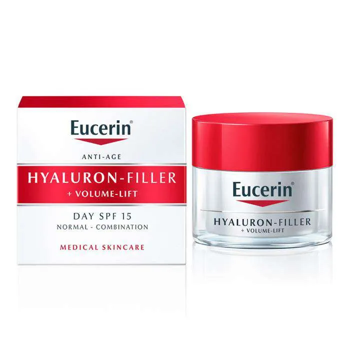 Eucerin Hyaluron Filler Volume Lift Dia Piel Normal Spf 15