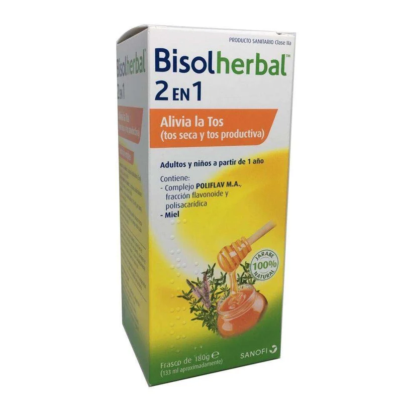 Bisolherbal 2 En 1 Jarabe 180 G