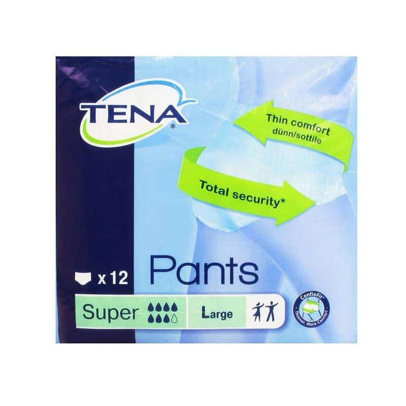 Tena Pants Super T.Gde 12 Unidades
