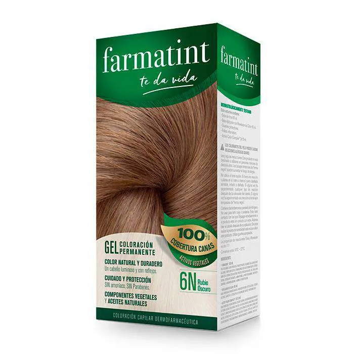 Farmatint Gel 6N Rubio Oscuro 135 ml