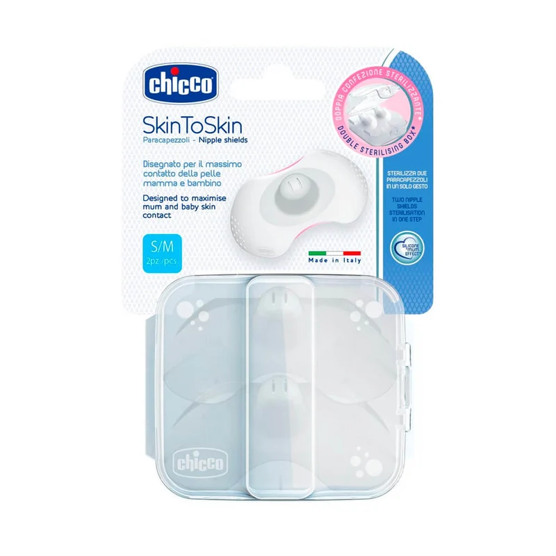 Chicco Protegepezón Silicona Talla S-M 2 Unidades