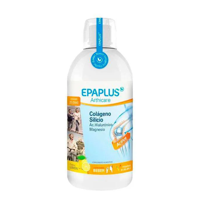 Epaplus Colágeno + Silicio + Hialurónico + Magnesio Limón 1L